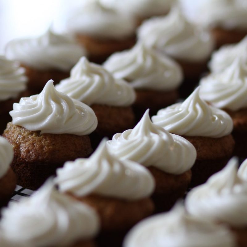 Banana Muffins with Cream Cheese&nbsp;Frosting