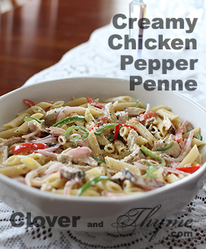 Creamy Chicken Pepper Penne