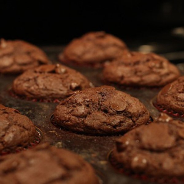 Chocolate Chocolate Chip&nbsp;Muffins